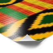 アフリカ数々の色パターンプリントデザイン フォトプリント            (角)