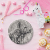 アフリカ斑点ハイエナ ペーパープレート (パーティー)