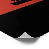 アフリカ族象パターン ポスター (角)