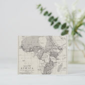 アフリカ条約地図 ポストカード (スタンド正面)