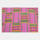 アフリカ柄ギフト包装紙 ラッピングペーパーシート (正面2)