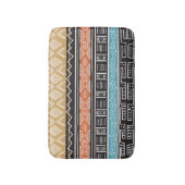 アフリカ柄ミックス風呂マット バスマット (正面縦)