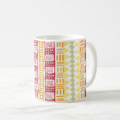 アフリカ模様コーヒーの収穫色 コーヒーマグカップ (正面右)