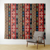 アフリカ模様、東洋模様装飾用クッション タペストリー (インサイチュ(横))