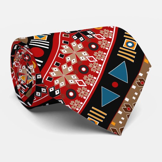アフリカ模様、東洋模様装飾用クッション ネクタイ (ロール)