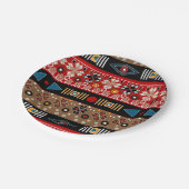 アフリカ模様、東洋模様装飾用クッション ペーパープレート (アングル)
