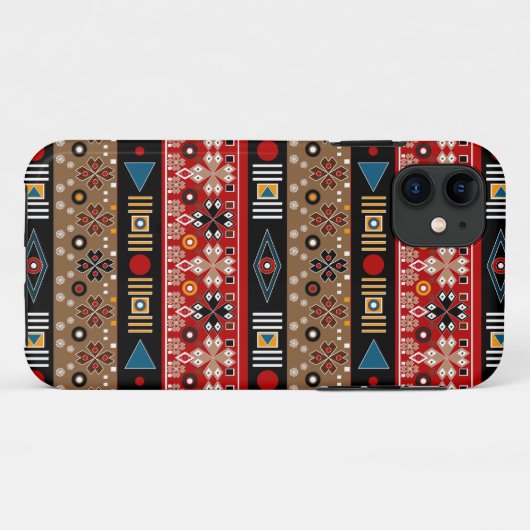 アフリカ模様、東洋模様装飾用クッション Case-Mate iPhoneケース (裏面(横))