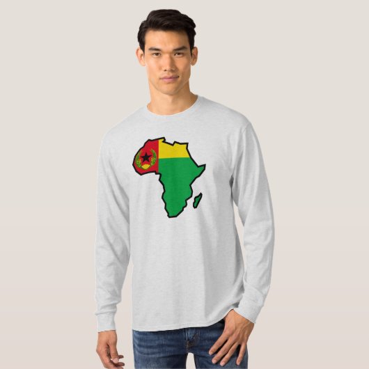 アフリカ歴史国旗 Tシャツ (正面フル)