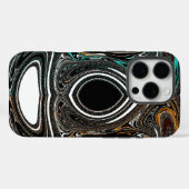 アフリカ民族ドゥードルゼブラテクスチャード芸術プリント Case-Mate iPhoneケース (裏面 (横))