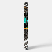 アフリカ民族ドゥードルゼブラテクスチャード芸術プリント Case-Mate iPhoneケース (裏面 / 左)