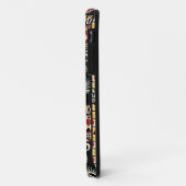 アフリカ民族伝統的オーナメント、部族パター Case-Mate iPhoneケース (裏面/左)