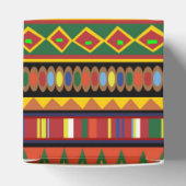 アフリカ民族美術パターン フェイバーボックス (上部)