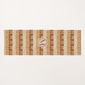 アフリカ民族部族アディンクラ模様。ヨガマット ヨガマット (正面(横))