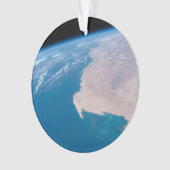 アフリカ沖のモーリタニアと西サハラ オーナメント (正面)