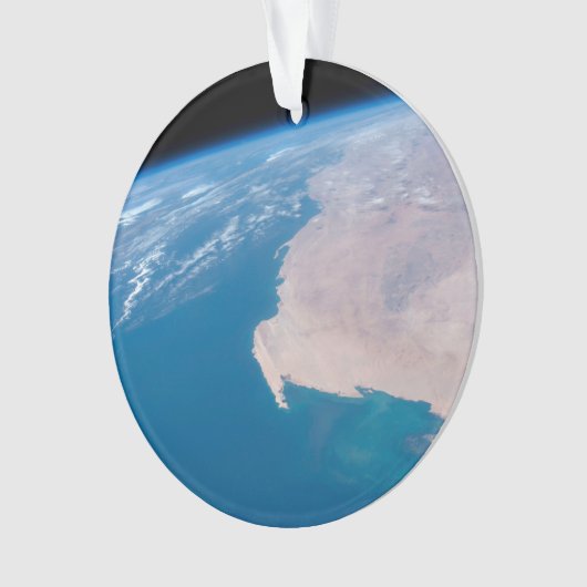 アフリカ沖のモーリタニアと西サハラ オーナメント (正面)