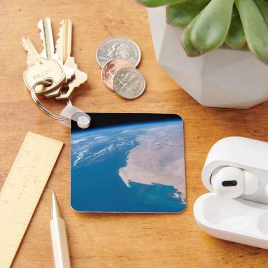 アフリカ沖のモーリタニアと西サハラ キーホルダー (デスク)