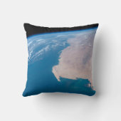 アフリカ沖のモーリタニアと西サハラ クッション (裏面)