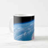 アフリカ沖のモーリタニアと西サハラ コーヒーマグカップ (正面左)