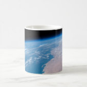 アフリカ沖のモーリタニアと西サハラ コーヒーマグカップ (中央)