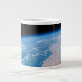 アフリカ沖のモーリタニアと西サハラ ジャンボコーヒーマグカップ (正面)