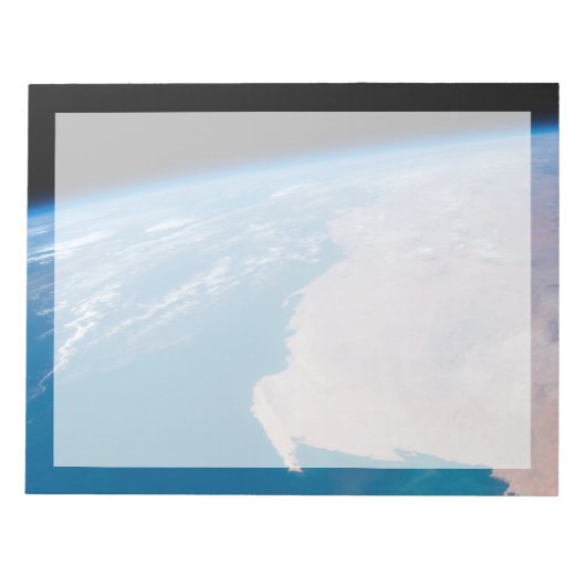 アフリカ沖のモーリタニアと西サハラ ノートパッド (正面)