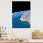 アフリカ沖のモーリタニアと西サハラ ポスター (キッチン)