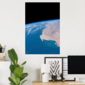 アフリカ沖のモーリタニアと西サハラ ポスター (ホームオフィス)