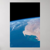 アフリカ沖のモーリタニアと西サハラ ポスター (正面)