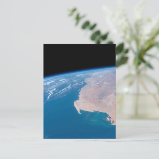 アフリカ沖のモーリタニアと西サハラ ポストカード (スタンド正面)