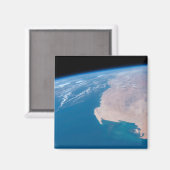 アフリカ沖のモーリタニアと西サハラ マグネット (正面/裏面)