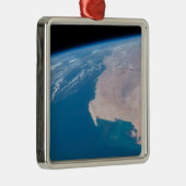 アフリカ沖のモーリタニアと西サハラ メタルオーナメント (右)