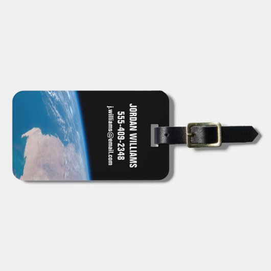 アフリカ沖のモーリタニアと西サハラ ラゲッジタグ (正面横)