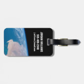 アフリカ沖のモーリタニアと西サハラ ラゲッジタグ (裏面横)