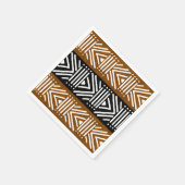 アフリカ泥の布ボゴランデザイナー紙ナプキンス スタンダードカクテルナプキン (角)