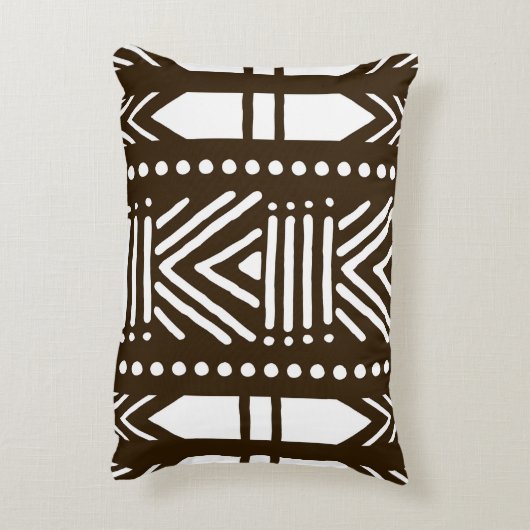 アフリカ泥の布枕 アクセントクッション (裏面(縦))