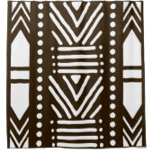 アフリカ泥地シャワーカーテンデザイン シャワーカーテン (正面)