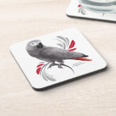 アフリカ灰色のオウム コースター (左側)