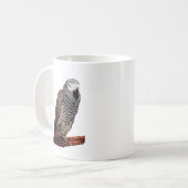 アフリカ灰色のオウム コーヒーマグカップ (正面左)