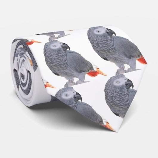 アフリカ灰色のタイ ネクタイ (ロール)