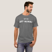 アフリカ灰色のママの鳥 Tシャツ (正面フル)