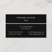 アフリカ灰色オウム 名刺 (裏面)