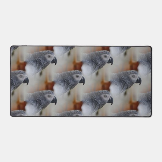 アフリカ灰色パターン デスクマット (正面)