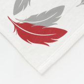 アフリカ灰色毛布 フリースブランケット (角)