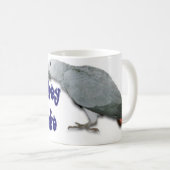 アフリカ灰色 コーヒーマグカップ (正面右)