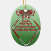 アフリカ灰色 セラミックオーナメント (裏面)