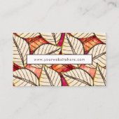 アフリカ熱帯離れ国産ジャングルシック 名刺 (裏面)