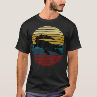 アフリカ爬虫類捕食者ワニ Tシャツ