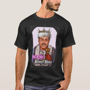 アフリカ王国帝国マンサ・ムサのような豊かなメンズ Tシャツ