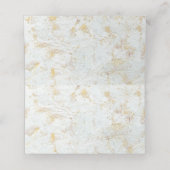 アフリカ王室ののジェンダーが紫を明らかにする |青エレガント プレイスカード (内部開封)