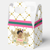 アフリカ王室のプリンセスピンクとグエレガントリーン フェイバーボックス (オープン)